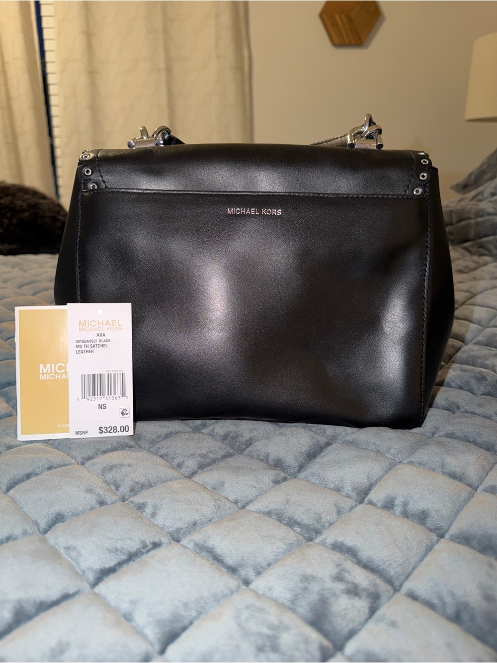 Michael Kors Ava Top Handle Cross Body Satchel - Picture 4 of 8